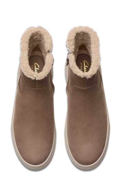 Clarks ® Hollyhock Lane Faux Fur Trim Boot In Brown