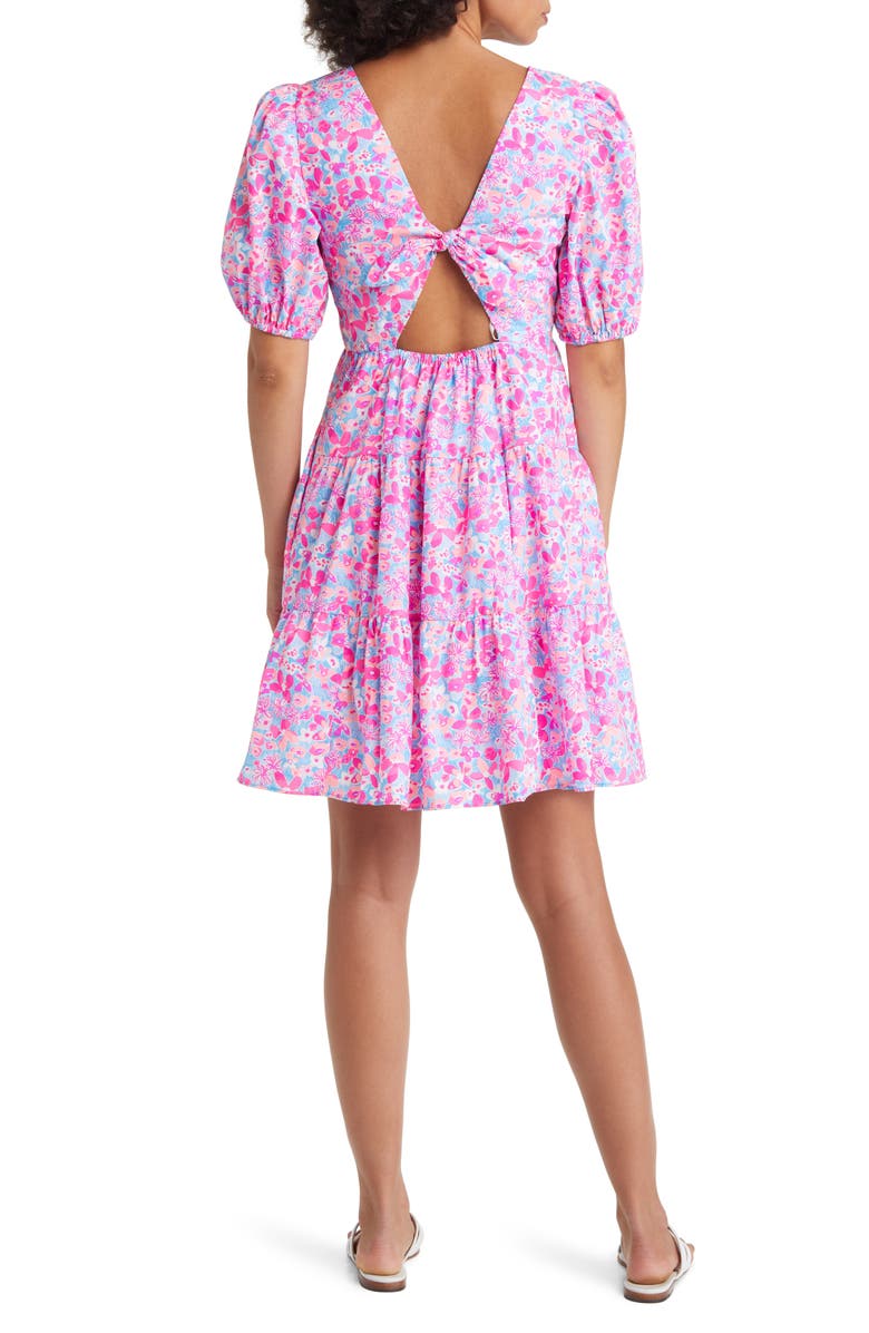 Lilly Pulitzer<sup>®</sup> Nalani Puff Sleeve Tiered Cotton Dress, Alternate, color,