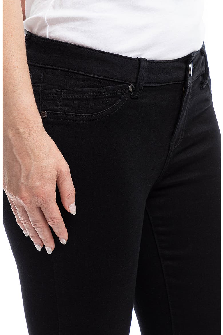 Butter Crop Skinny Jeans, Alternate, color, BLACK