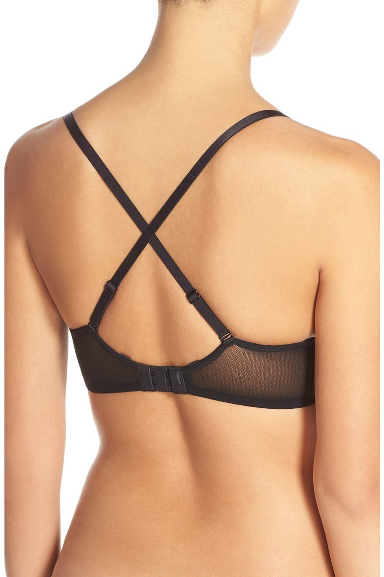 Underwire Convertible T-Shirt Bra, Alternate, color, BLACK