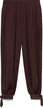 MANGO Tie Cuff Balloon Pants