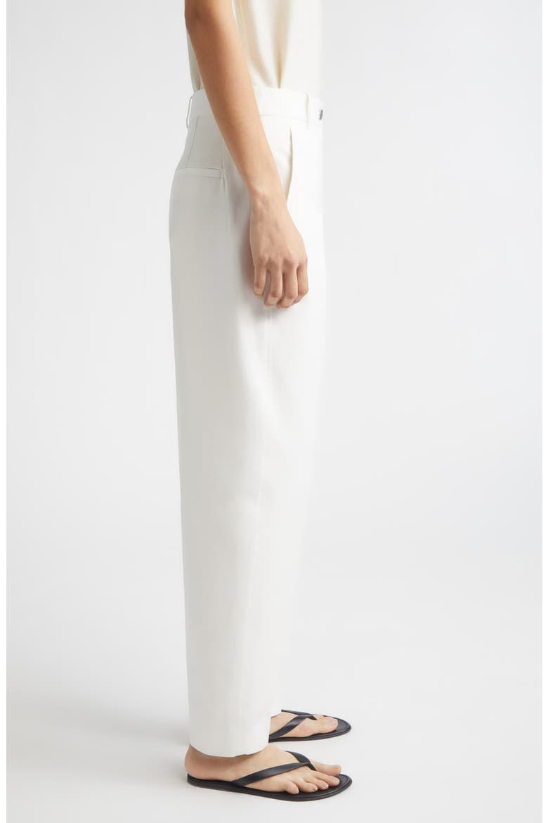 Astor Cotton Twill Tapered Leg Pants, Alternate, color, IVORY
