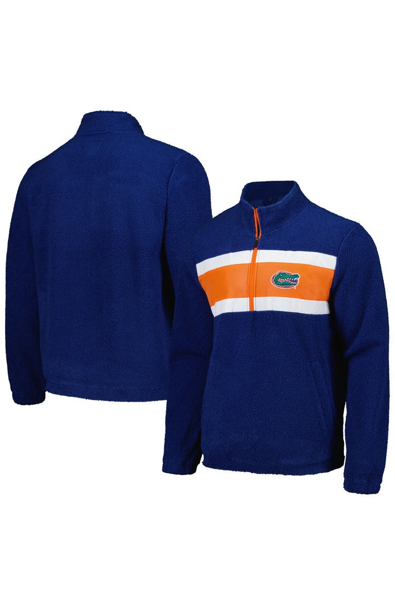 G-III SPORTS BY CARL BANKS Men's G-III Sports by Carl Banks Royal Florida Gators Pinch Runner Half-Zip Top, Main, color, Royal