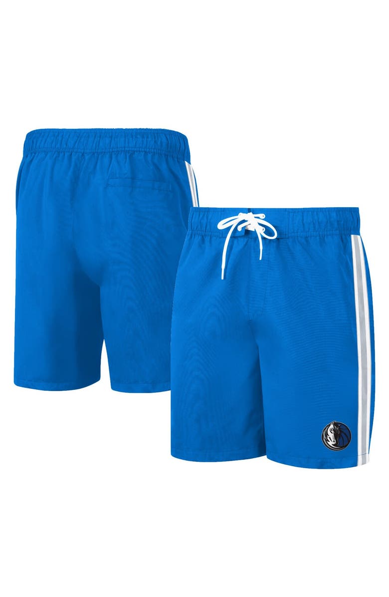 G-III SPORTS BY CARL BANKS Men's G-III Sports by Carl Banks Blue Dallas Mavericks Sand Beach Volley Swim Shorts, Main, color, Blue