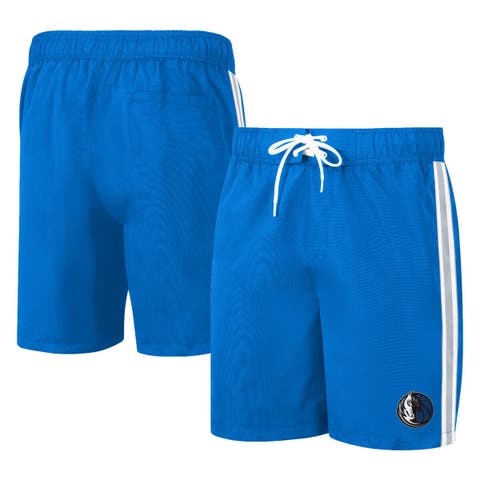 Men's G-III Sports by Carl Banks Blue Dallas Mavericks Sand Beach Volley Swim Shorts