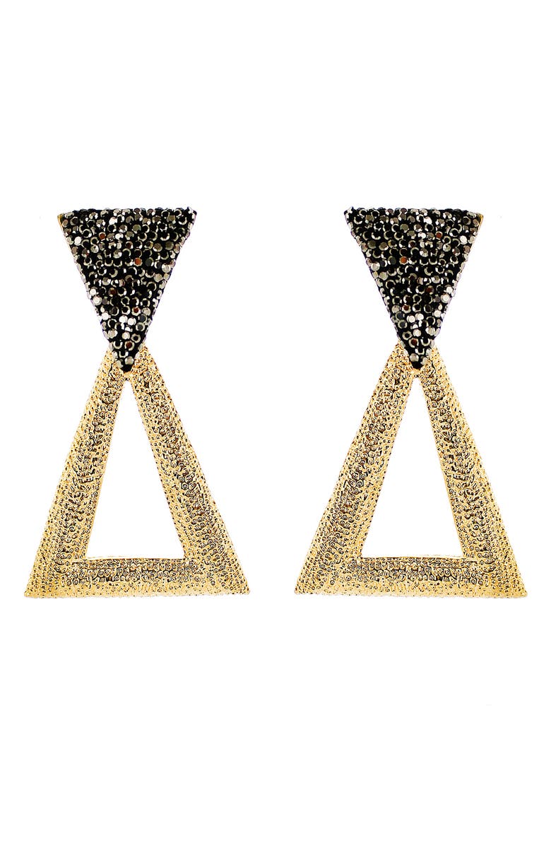Panacea Luxe Triangle Drop Earrings, Main, color,