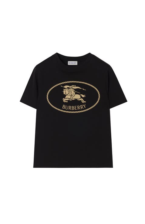 Knight Stamp Cotton T-shirt