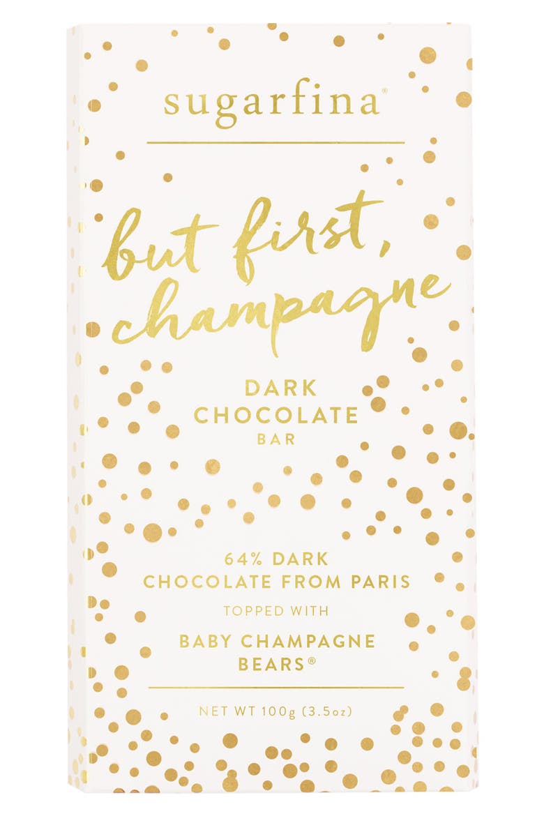2-Pack Dark Chocolate Champagne Bears Bars, Main, color, PINK