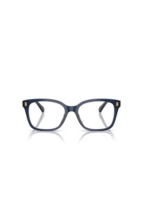 Ralph 53mm Rectangle Optical Glasses In Black
