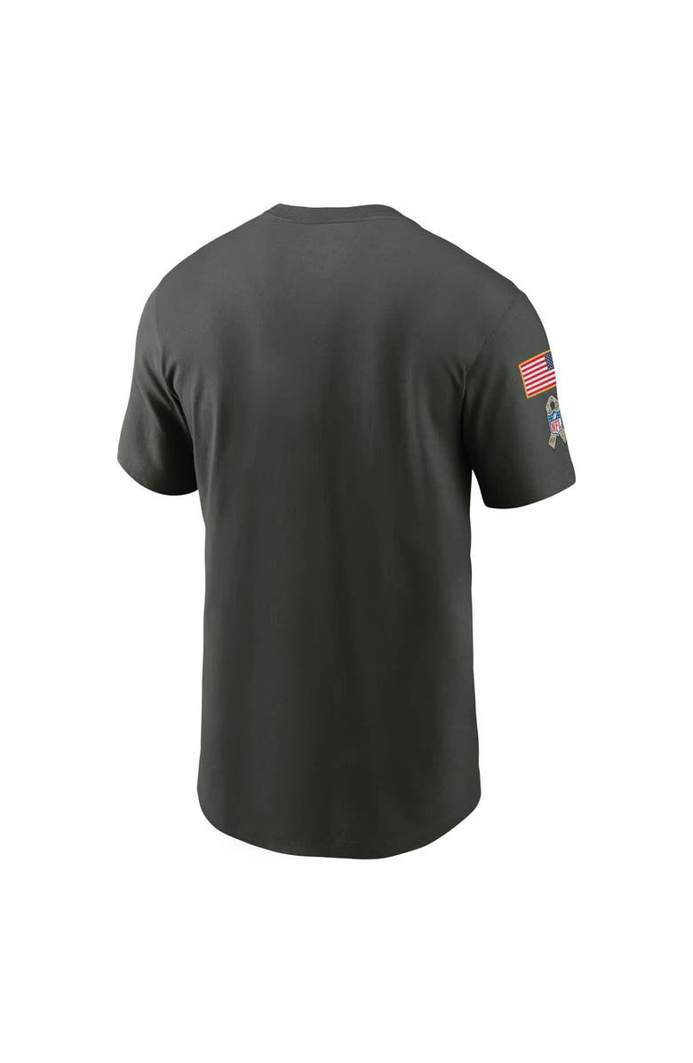 Nike Men's Nike Forest Green Dallas Cowboys 2025 Salute to Service Sideline Primary Edge Dri-FIT T-Shirt, Alternate, color, Forest Green