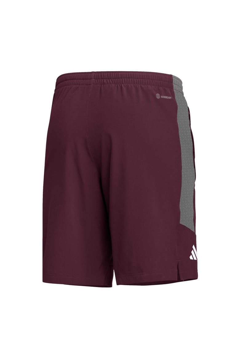 Men's adidas Maroon Mississippi State Bulldogs AEROREADY Shorts, Alternate, color, Maroon