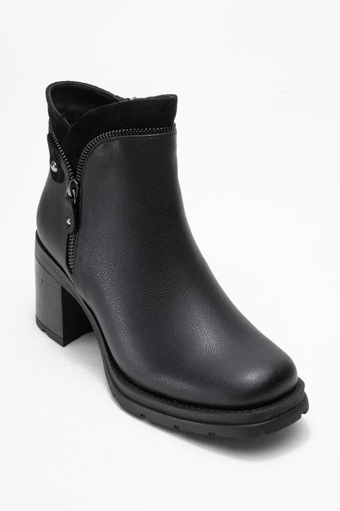 Parly Zip-Block Heel Boot