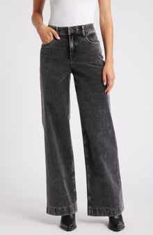 Wit & Wisdom Sam High Waist Wide Leg Corduroy Pants