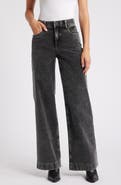 Wit & Wisdom Sam High Waist Wide Leg Corduroy Pants