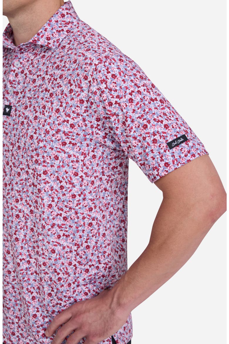 Range Rookie Floral Performance Golf Polo, Alternate, color, RANGE ROOKIE