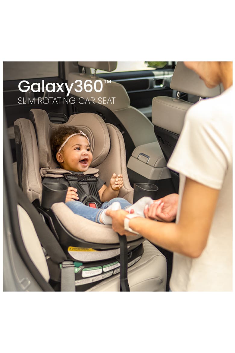Galaxy360™ Slim Rotating Convertible Car Seat With SwivelSmooth™, Alternate, color, TEAK
