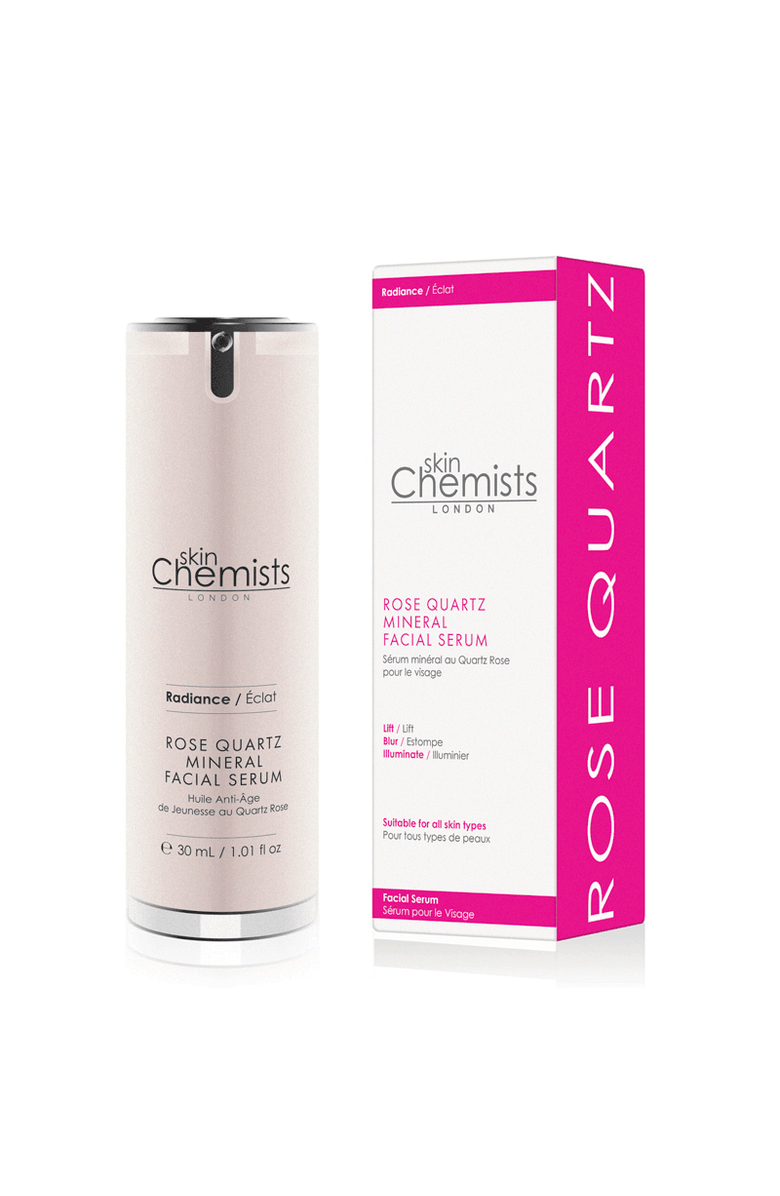 SKINCHEMISTS Rose Quartz Mineral Facial Serum 30ml x 3 Trio Set, Main, color, White