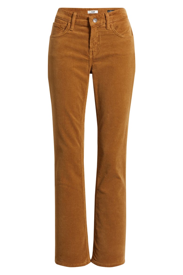 Molly Mid Rise Corduroy Bootcut Jeans, Alternate, color, CAMEL CORD