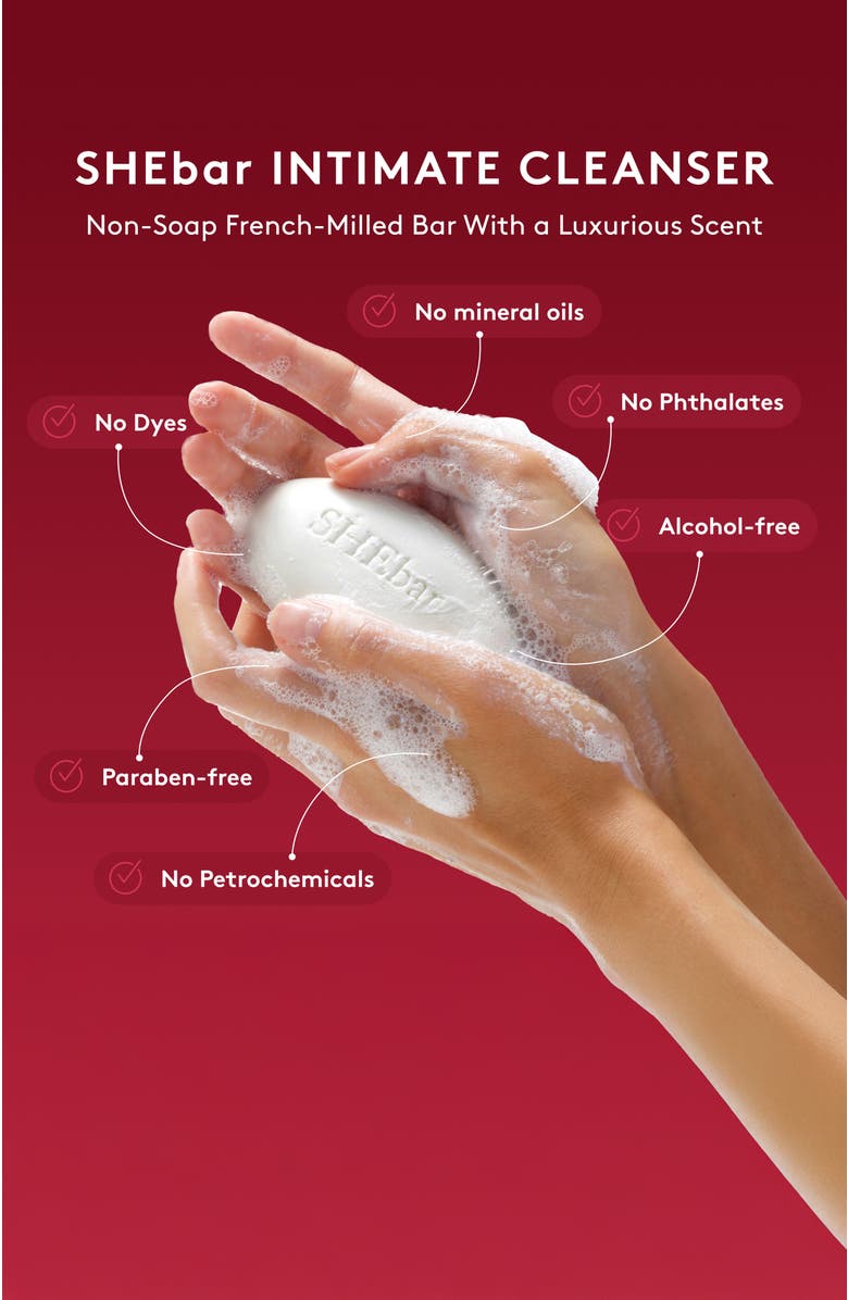 Joylux SHEbar Intimate Cleansing Bar, 4 pack, Alternate, color, NO COLOR