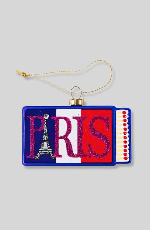 Matchbook Ornament - Paris