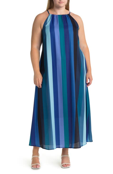 Belinda Sleeveless Georgette Maxi Dress (Plus)