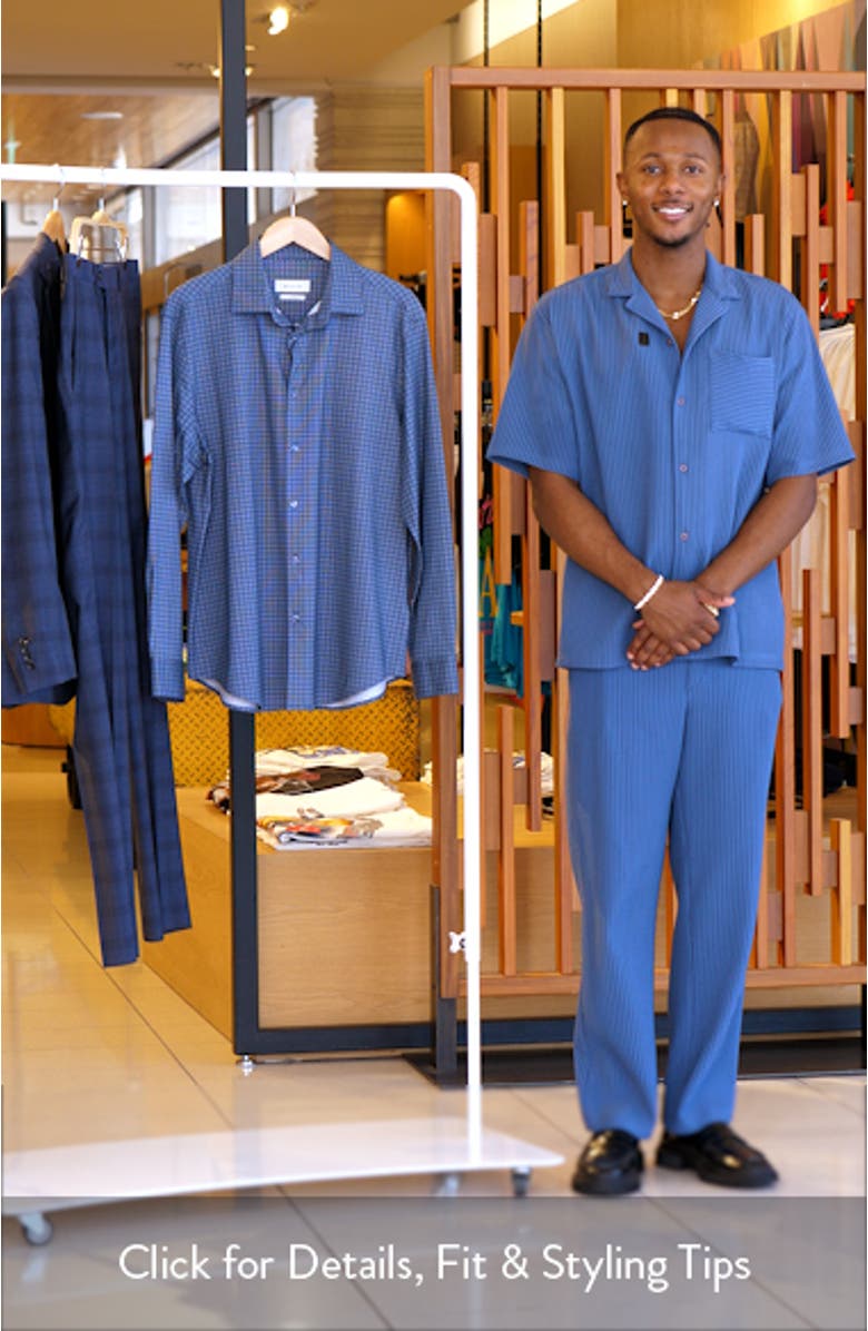 James OoohCotton<sup>®</sup> Geo Button-Up Shirt, sales video thumbnail