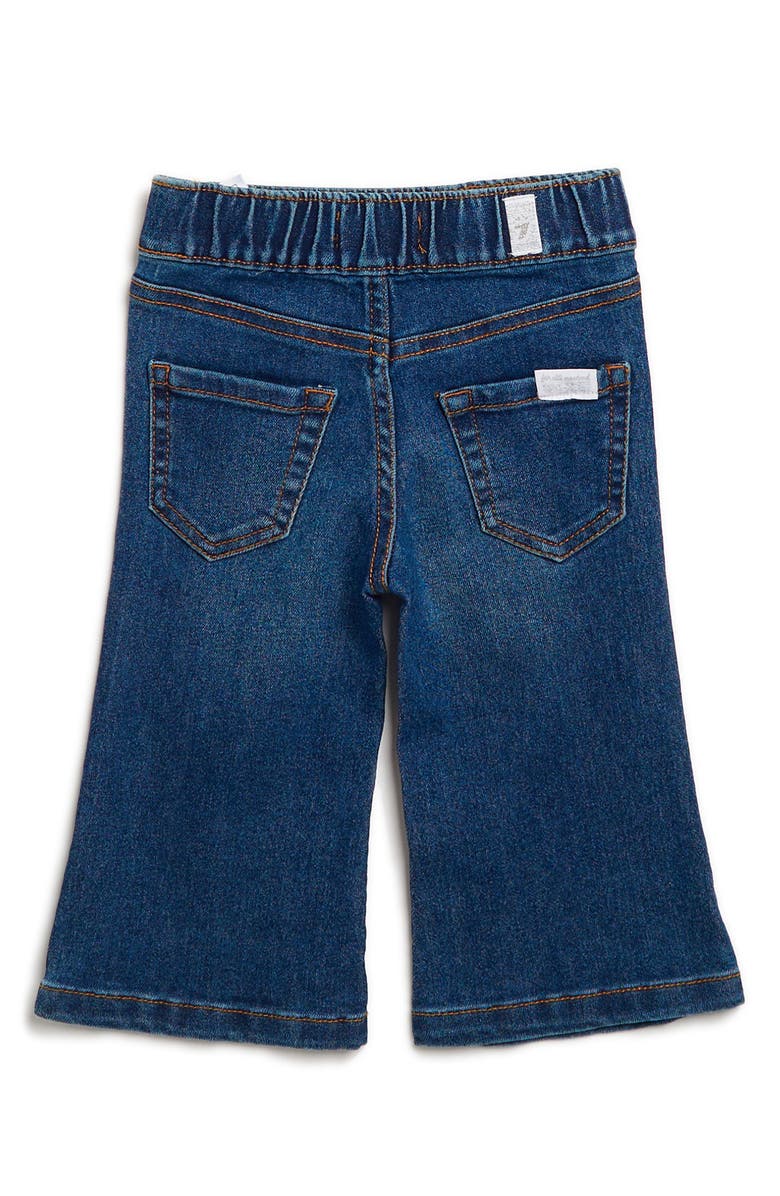 7 For All Mankind Quilted Jacket, Floral Top & Flare Jeans Set, Alternate, color, 