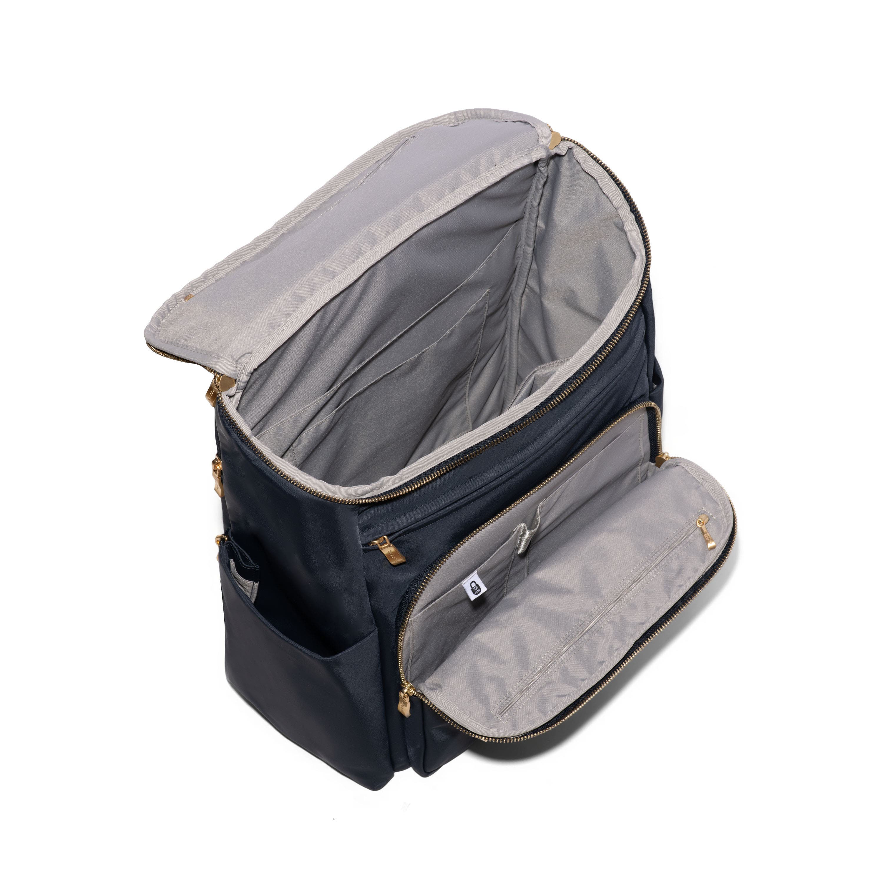 Lexington Backpack, Alternate, color, French Navy With Gold Hardware
