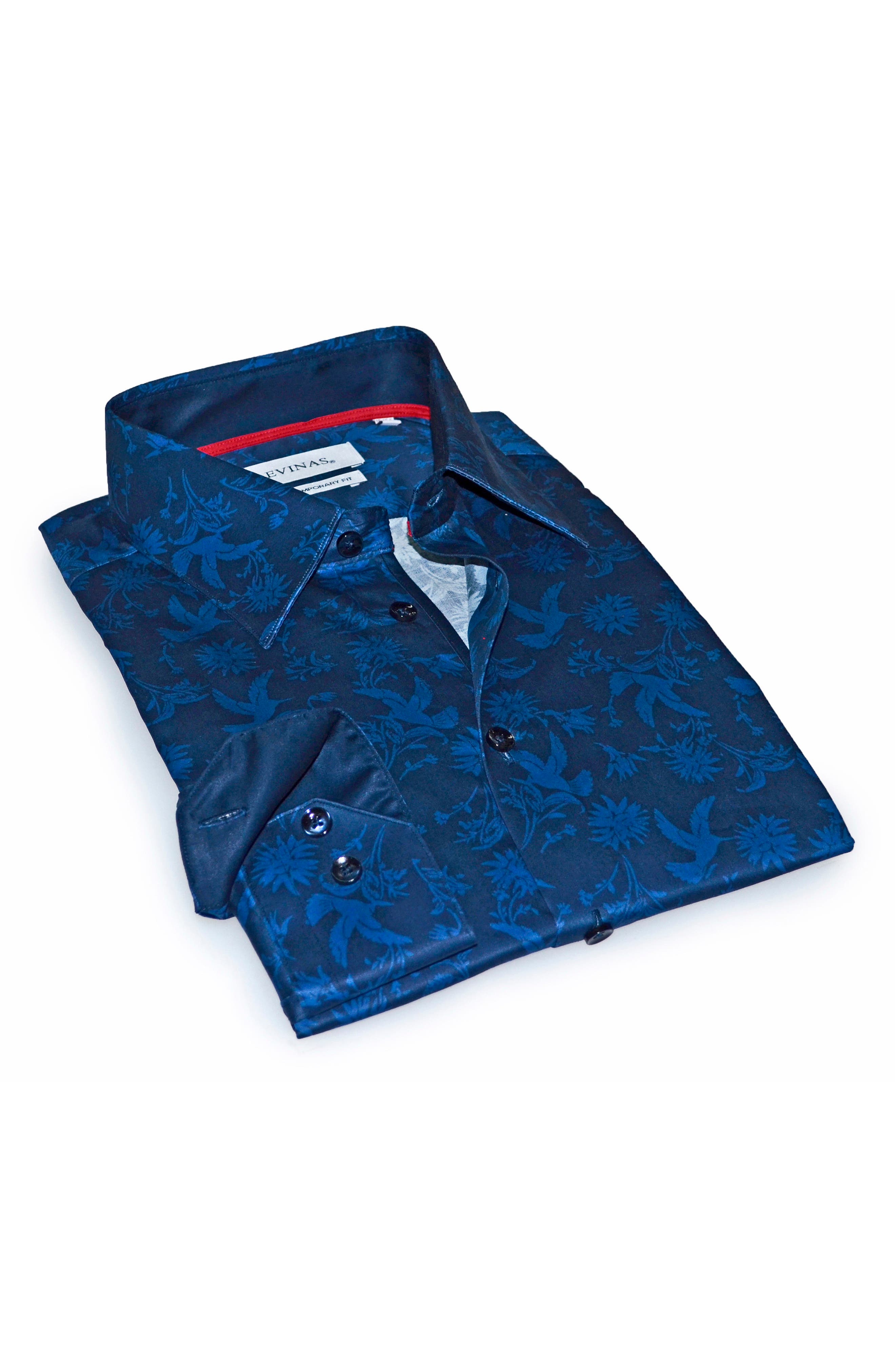 LEVINAS Contemporary Fit Modern Business Dress Shirt