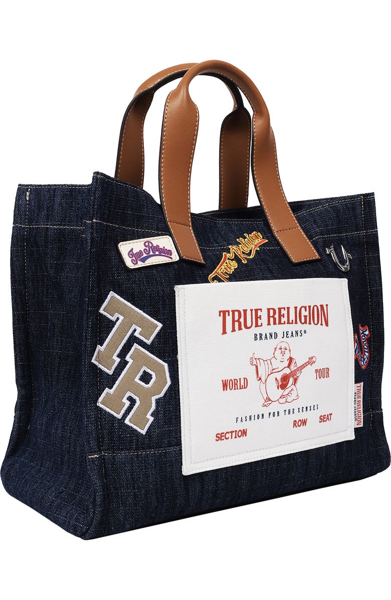 True Religion Andy Medium Patch Tote, Alternate, color,
