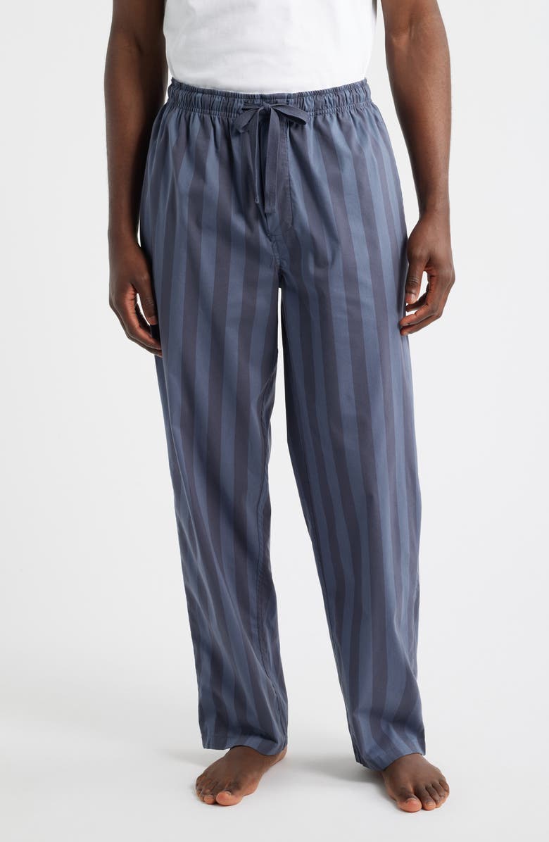 Nordstrom Woven Pajama Pants, Main, color, Grey Grissaile Winter Stripe