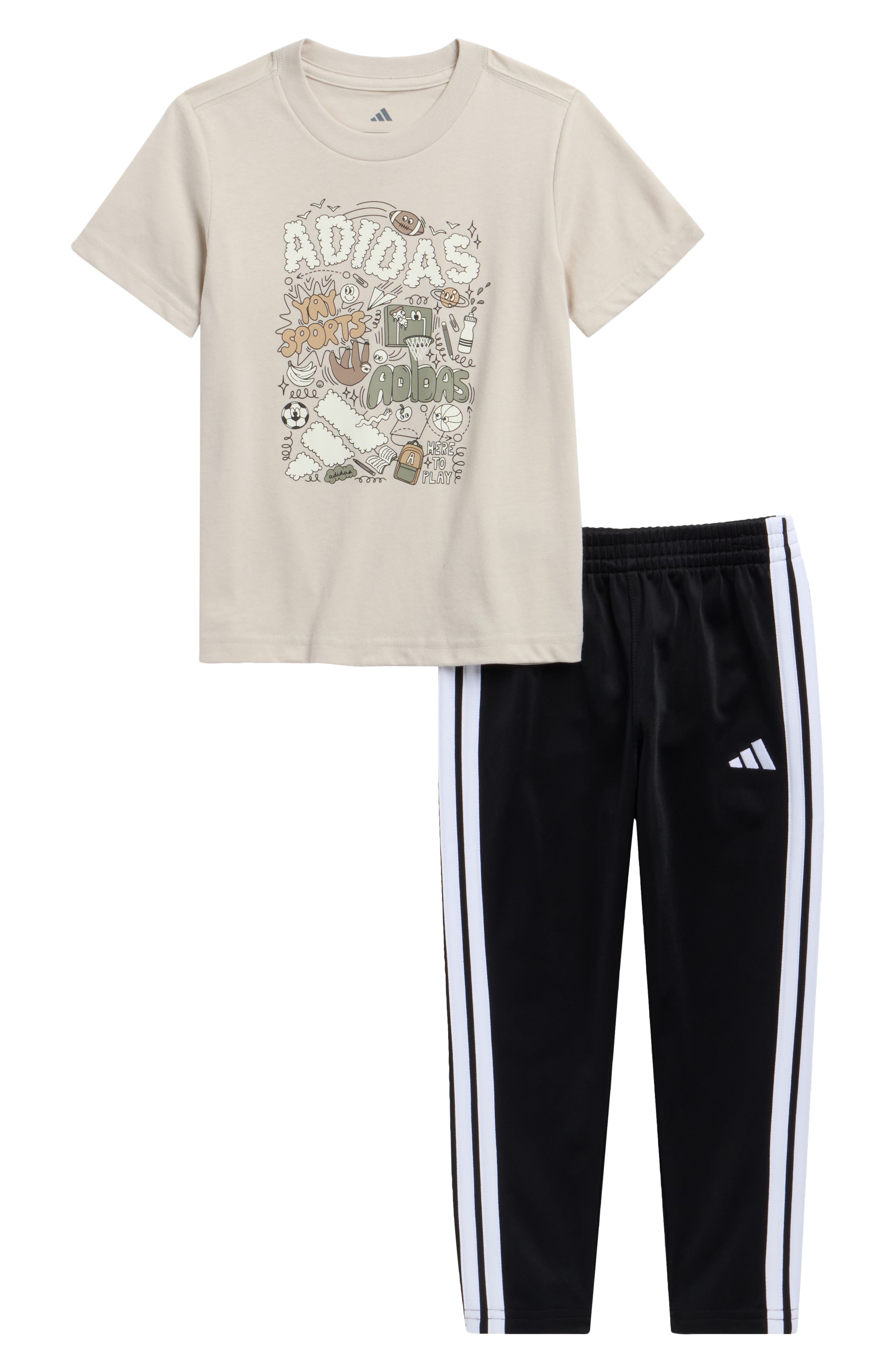 Kids' T-Shirt & Tricot Pants Set