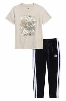 Kids' T-Shirt & Tricot Pants Set