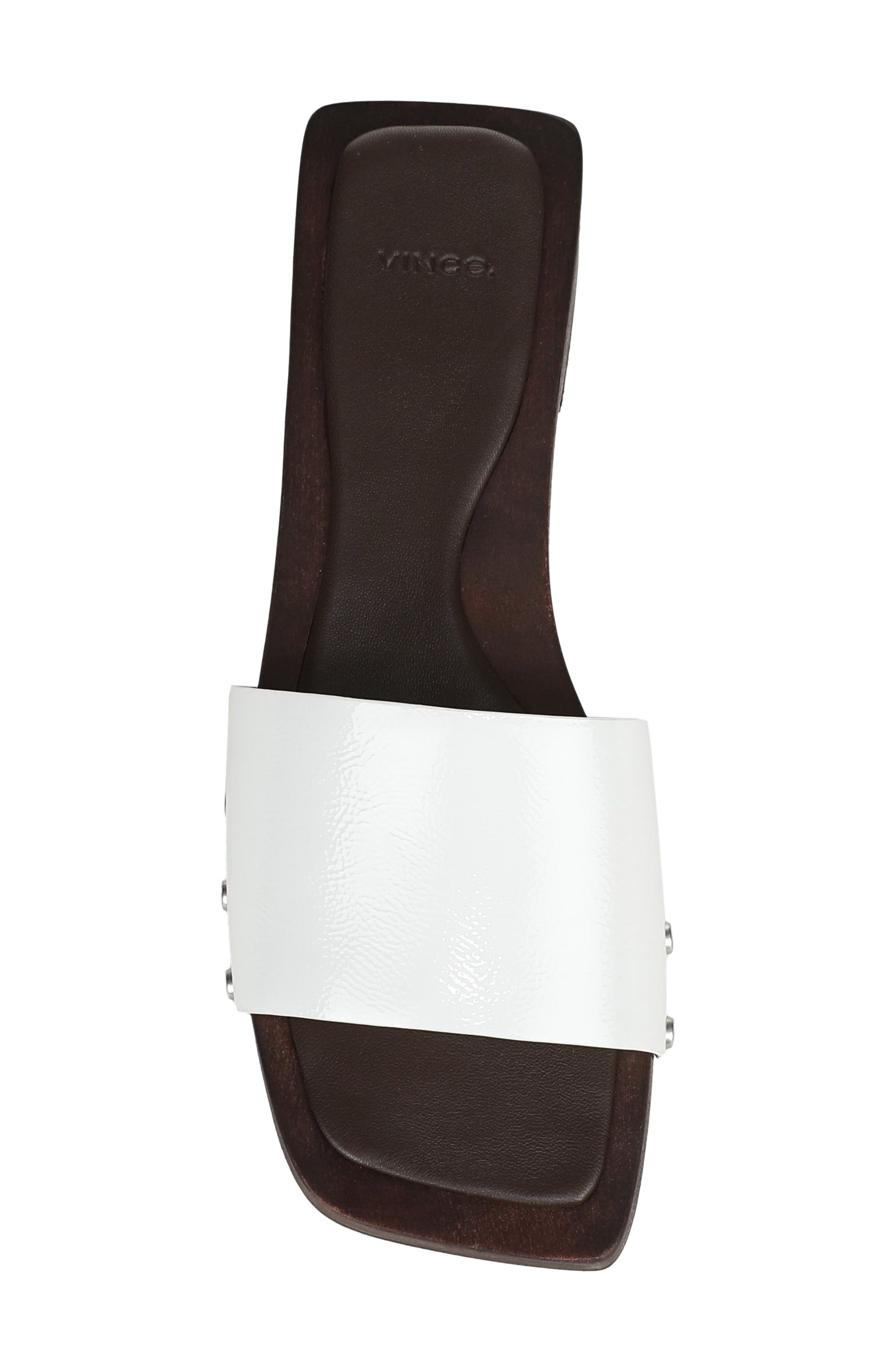 Vince Barbara Platform Slide Sandal, Alternate, color, Milk