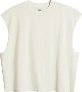 BP. Boxy Crop Cutoff Cotton Tank