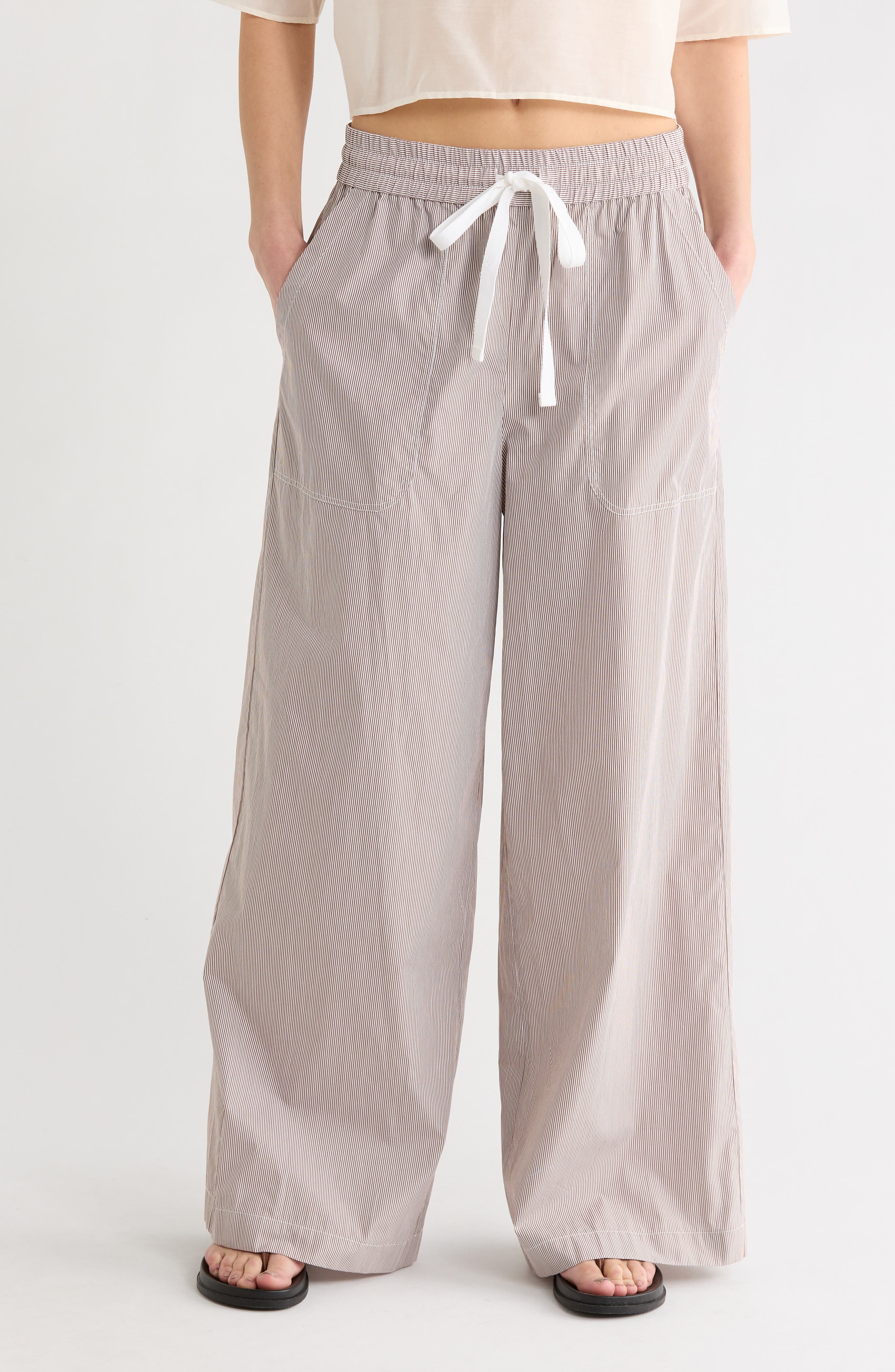 TWP Main St. Cotton Wide Leg Pants