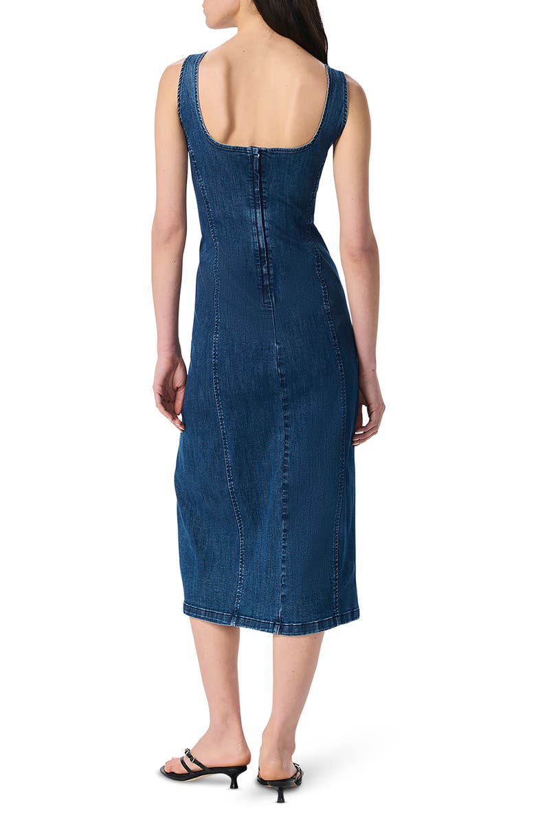 rag & bone Slexi Athena Denim Midi Dress, Alternate, color, 