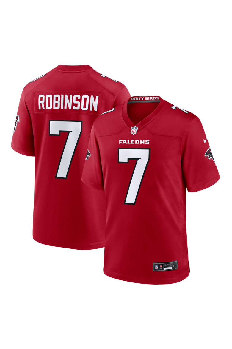 Men's Nike Bijan Robinson Red Atlanta Falcons Game Jersey, Main, color, Red