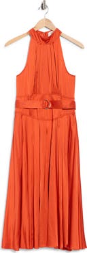 Diane von Furstenberg Nicola Sleeveless Belted Midi Dress