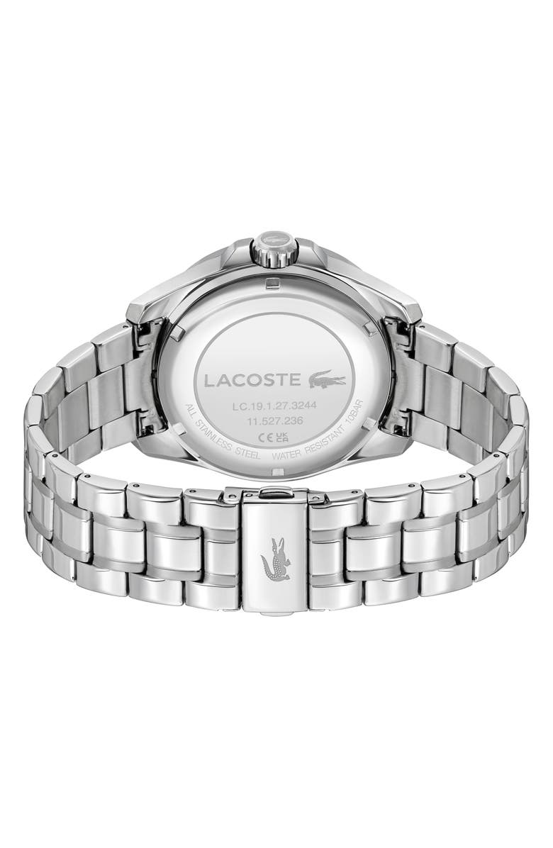 Lacoste Capbreton Bracelet Watch, 43mm, Alternate, color, Silver