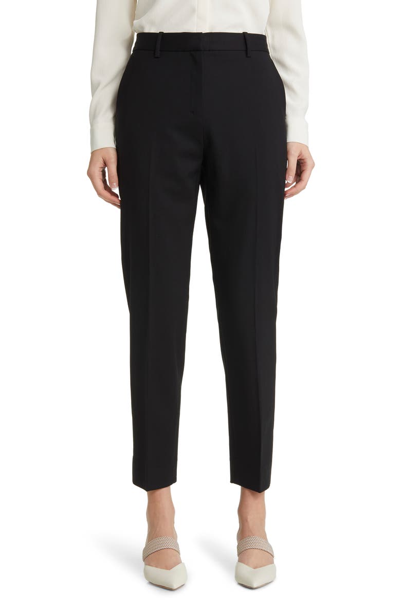 Mejia Pant - Washable Wool Twill, Main, color, BLACK