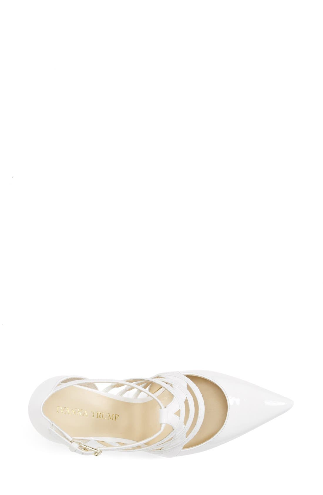 'Tellas' Pointy Toe Pump, Alternate, color, WHITE