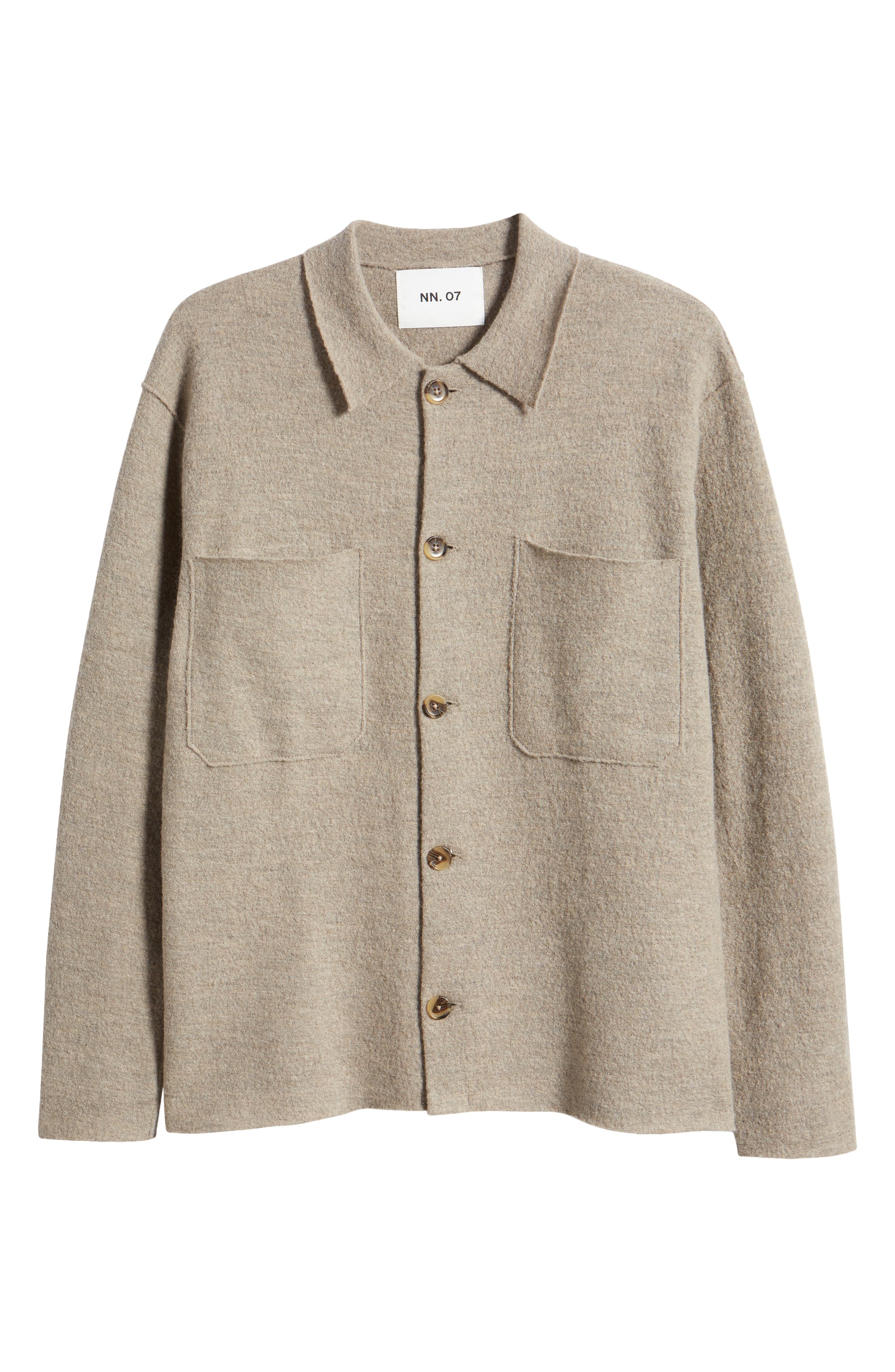 Jonas Boiled Wool Shirt Jacket (Men) | Nordstrom