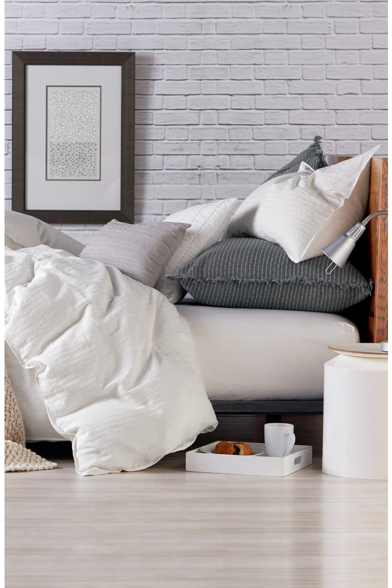 Comfy Comforter & Sham Set, Alternate, color, WHITE