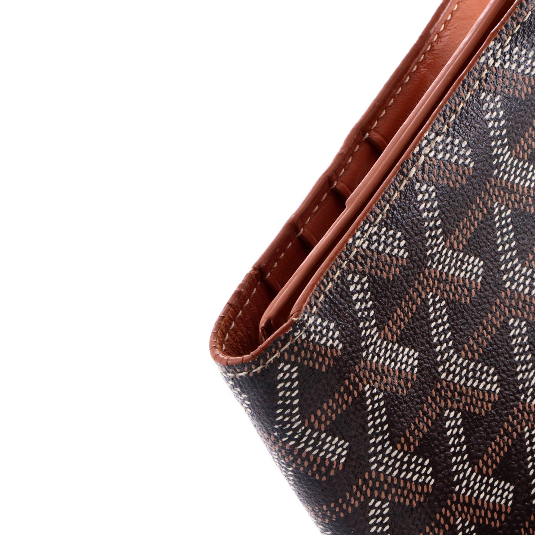 Saint Lambert Wallet Coated Canvas, Alternate, color, Black