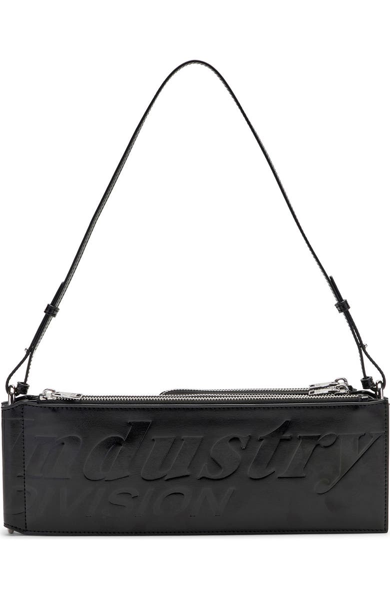 DIESEL<sup>®</sup> Flag-D-Modular Logo Embossed Shoulder Bag, Main, color, Black