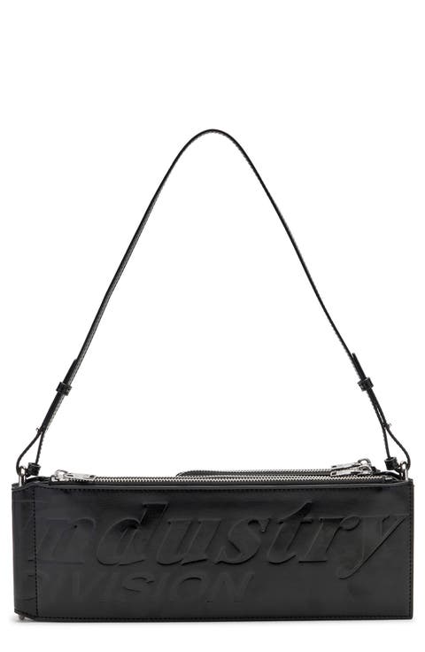 Flag-D-Modular Logo Embossed Shoulder Bag
