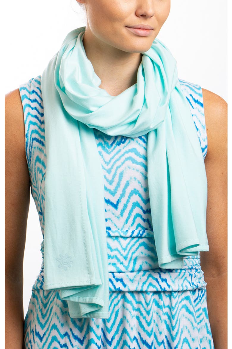 Sun Shawl, Alternate, color, Beach Glass