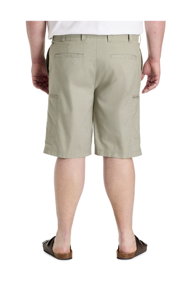 True Nation by DXL Big & Tall Everyday Hidden Cargo Shorts, Alternate, color, Four Leaf Clover