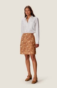 Rebecca Taylor Isha Velvet Skirt